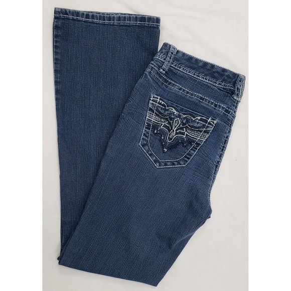 Rhythm in Blues ~ Women's Jeans ~ Embellished ~ Sz 6R - Picture 8 of 12
